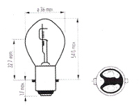 Poltin 6v 15/15w Ba20d
